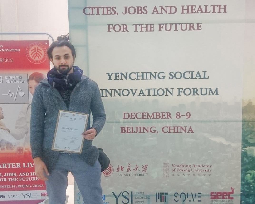 Felicitated for Social Enterprise at Peking University